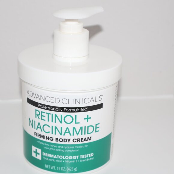 Advanced Clinicals Retinol + Niacinamide Firming Body Cream – 15 oz – New - Picture 4 of 5